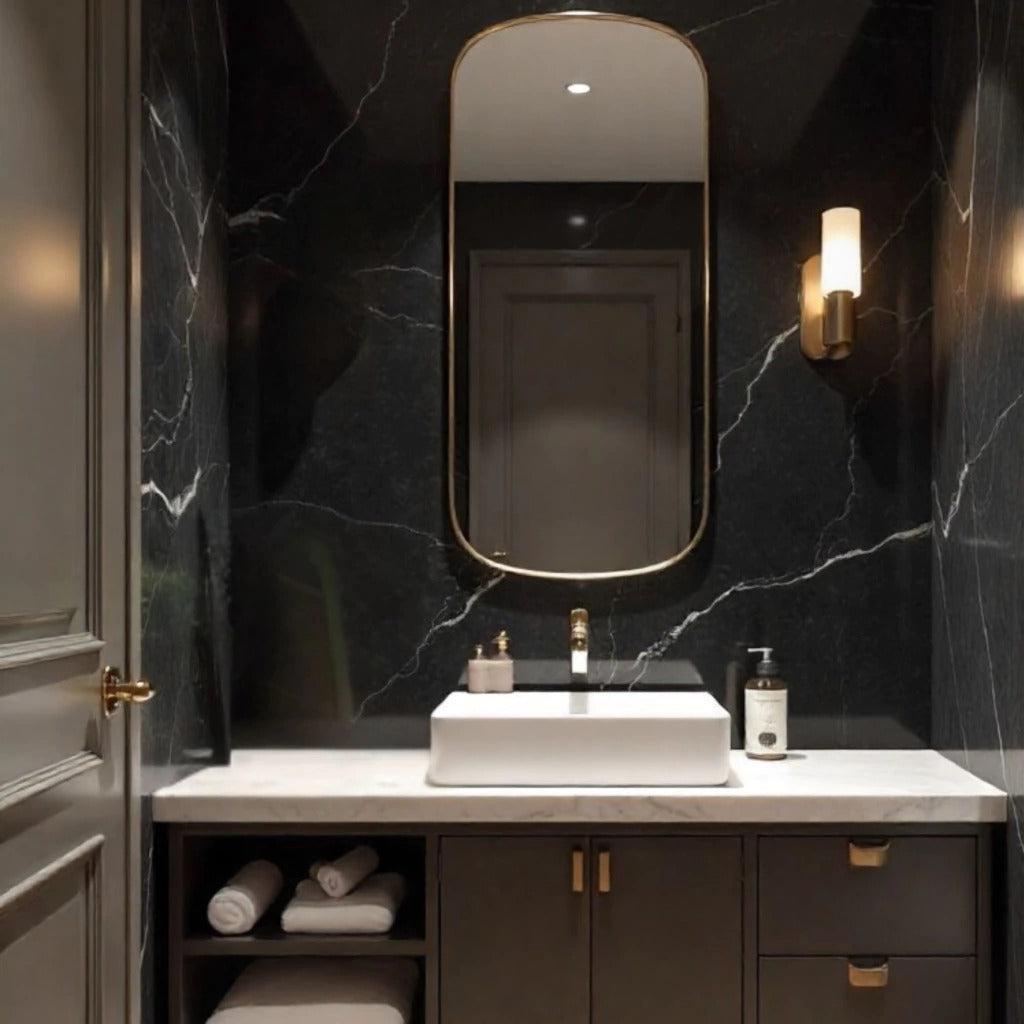 Essential Flexible Panel – Nero Marble